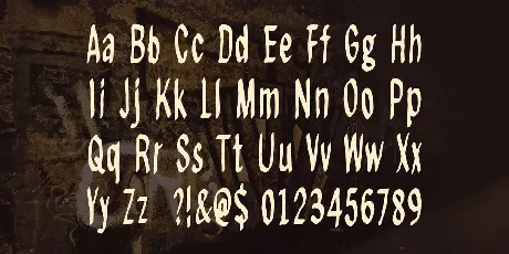 Regurgance font