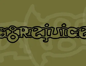 {ogrejuice} font