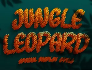 Jungle Leopard font