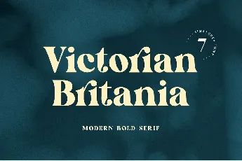 Victorian Britania font