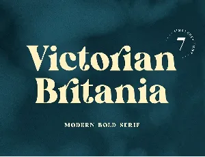 Victorian Britania font