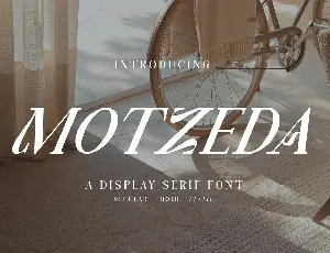 Motzeda Family font