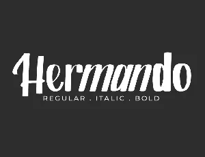 Hermando font