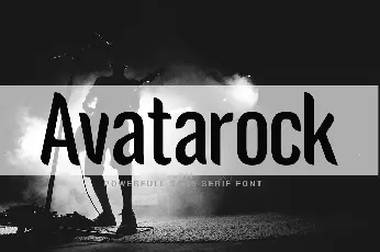 Avatarock font