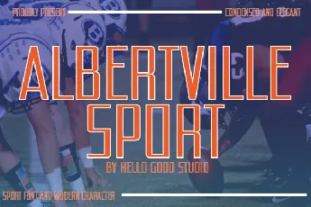 Albertville Sport font