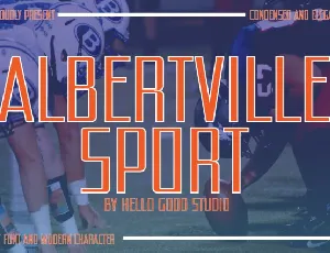 Albertville Sport font