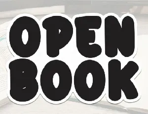 Open Book Display font