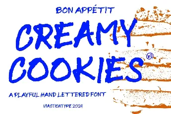 CreamyCookies font