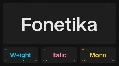 Fonetika Family font