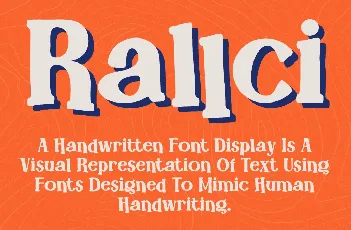 Rallci font