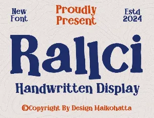 Rallci font