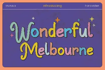 Wonderful Melbourne font