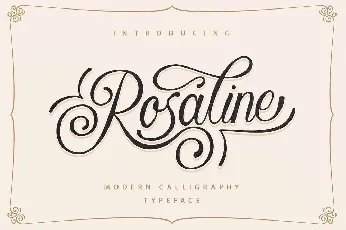 Rosaline Script Free font