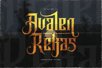 Avalen Rekas font