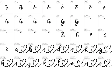 Lovely Melody font