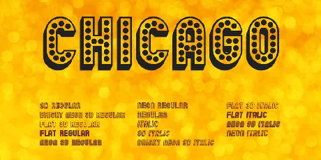 Chicago font