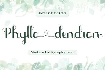 Phyllodendron font