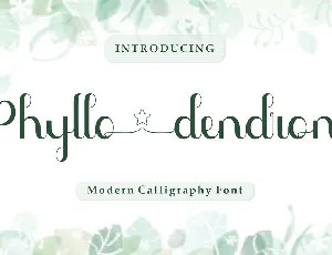 Phyllodendron font