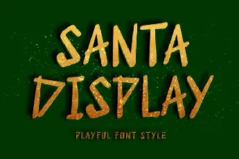 Santa Display font