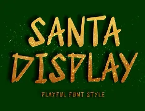 Santa Display font