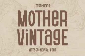 Mother Vintage font