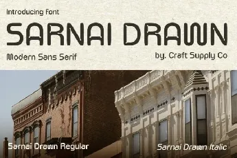 Sarnai Drawn font