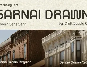 Sarnai Drawn font