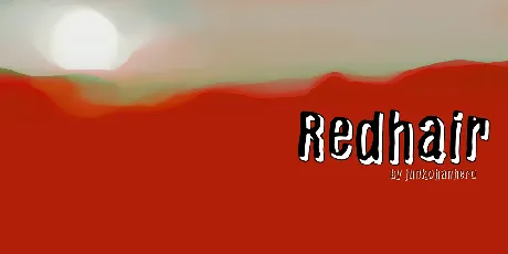 Redhair font