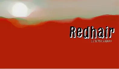 Redhair font