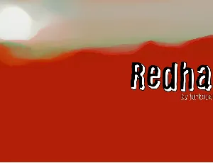 Redhair font