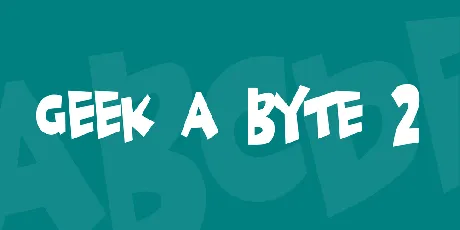 Geek a byte 2 font