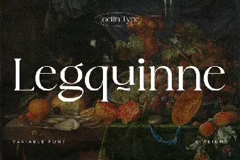 Legquinne font