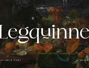 Legquinne font