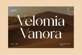 Velomia Vanora font