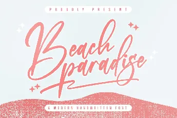 Beach Paradise font