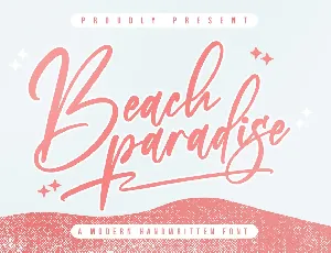 Beach Paradise font