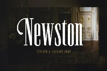 Newston Slab Serif font