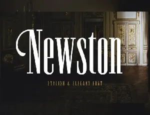 Newston Slab Serif font