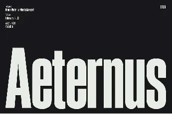 Aeternus font