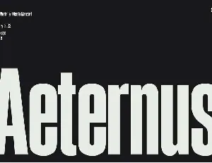 Aeternus font