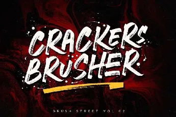 Crackers Brusher Free font