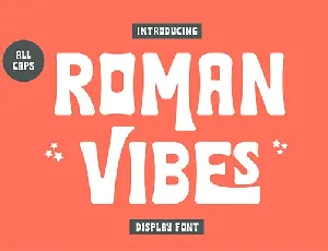 Roman Vibes font