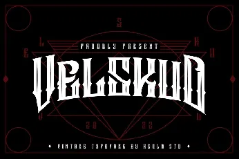 Velskud font