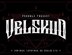 Velskud font