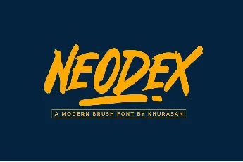 Neodex font