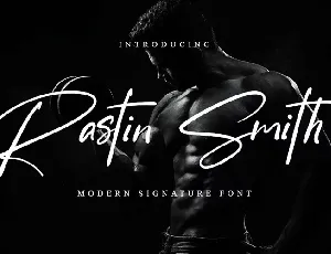 Rastin Smith font