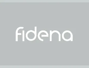 Fidena Sans Serif font