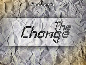 The Change font