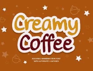 Creamy Coffee font