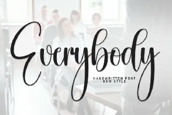 Everybody Calligraphy font